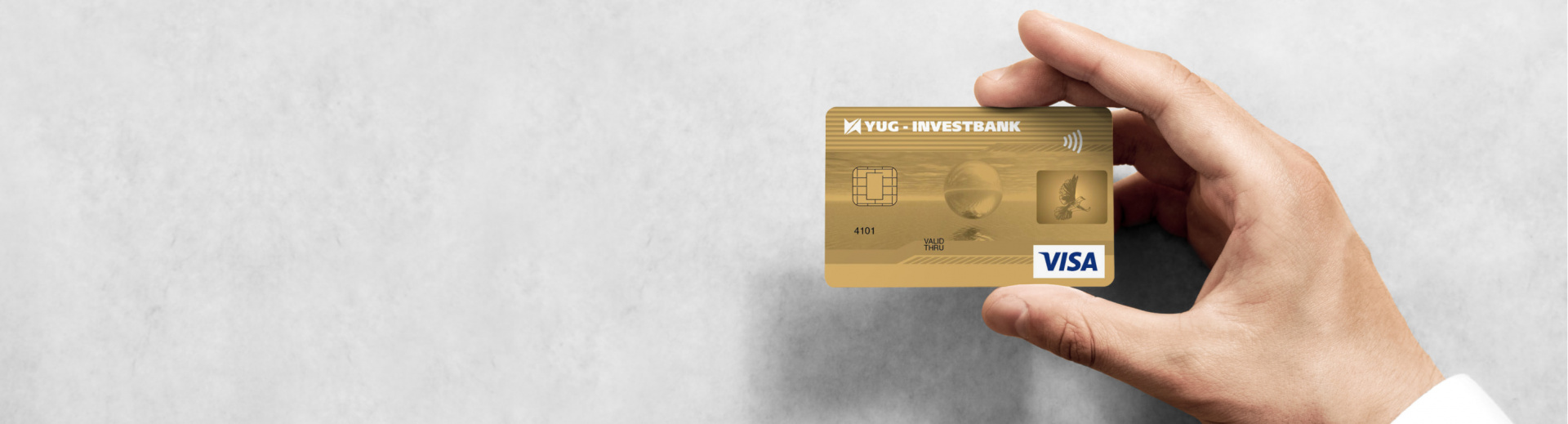Дебетовая карта Visa Gold в долларах США